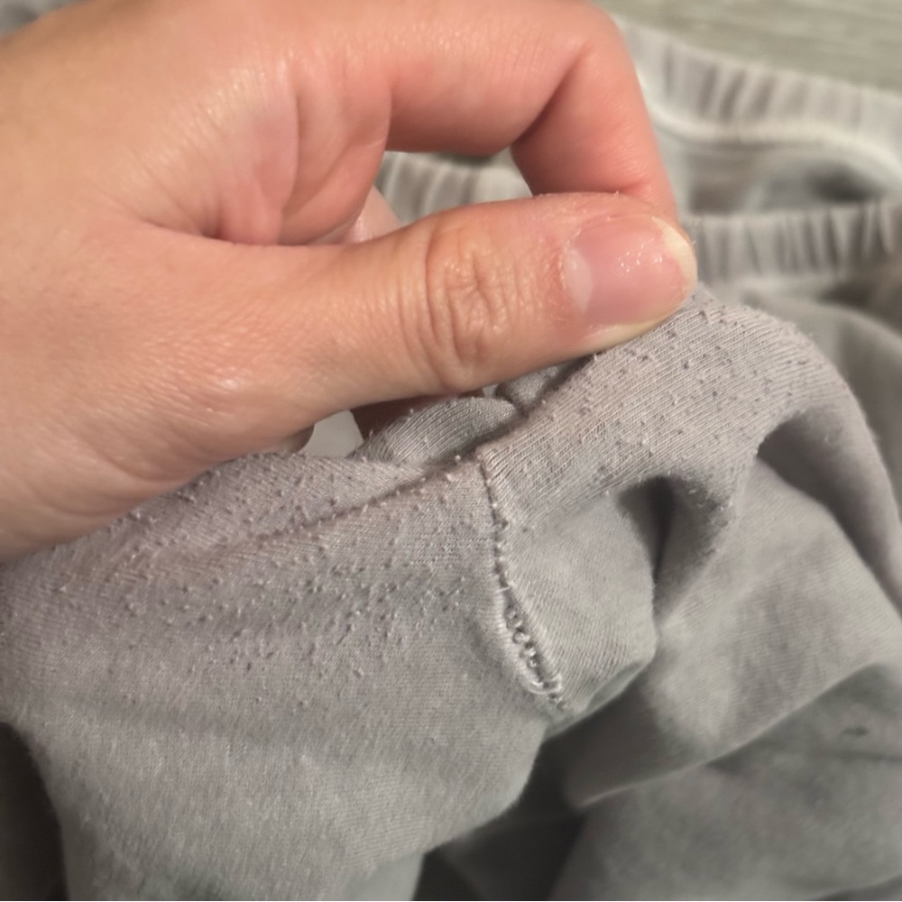 SKIMS Outdoor Desert Bralette and Leggings Set in Gray Comfy Loungewear Size L - Picture 4 of 9